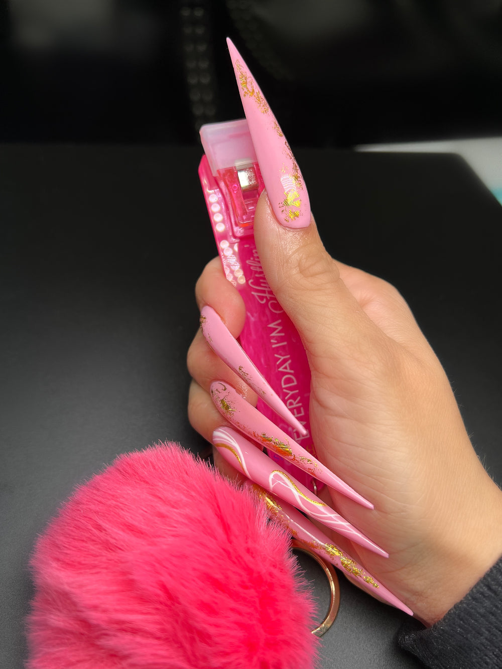 Long Nails Keychain Cards Nail Treatments Clip Key Rings Credit Card Puller  Pompom Keychains Acrylic Debit Bank Card Grabber From Fashion_show2017,  $1.64