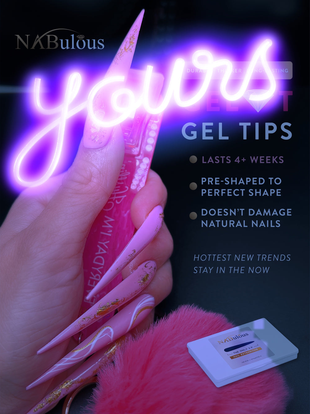 Nabulous Card Grabber for Long Nails | Credit Card Puller | ATM Debit Card Clip Keychain with Pom Pom-Sanitary Card Grabber